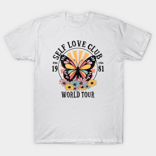 Self Love Club World Tour T-Shirt by little.tunny